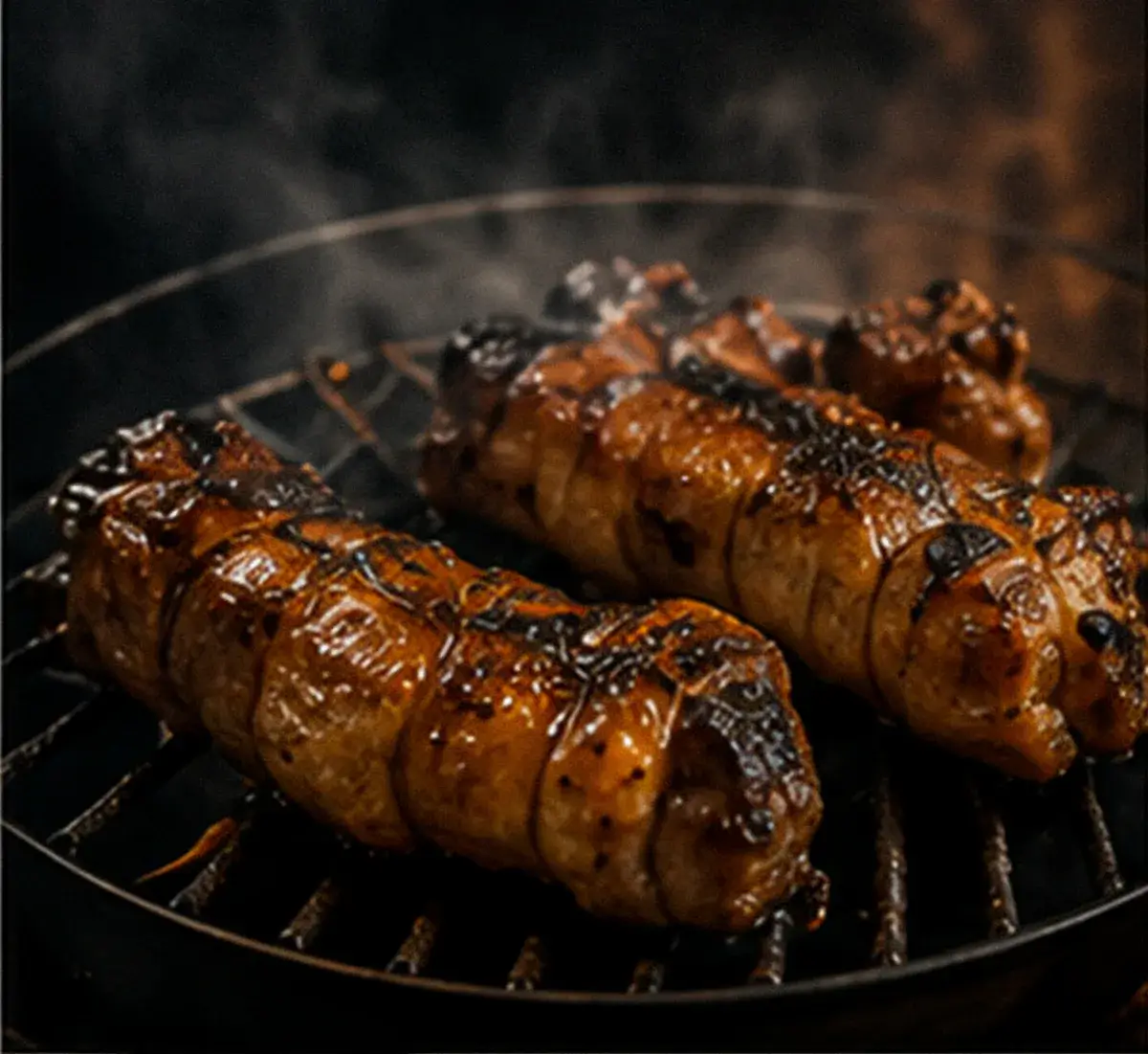 Peus de porc a la brasa
